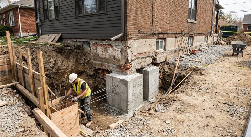 Structural Underpinning in Wrentham, MA