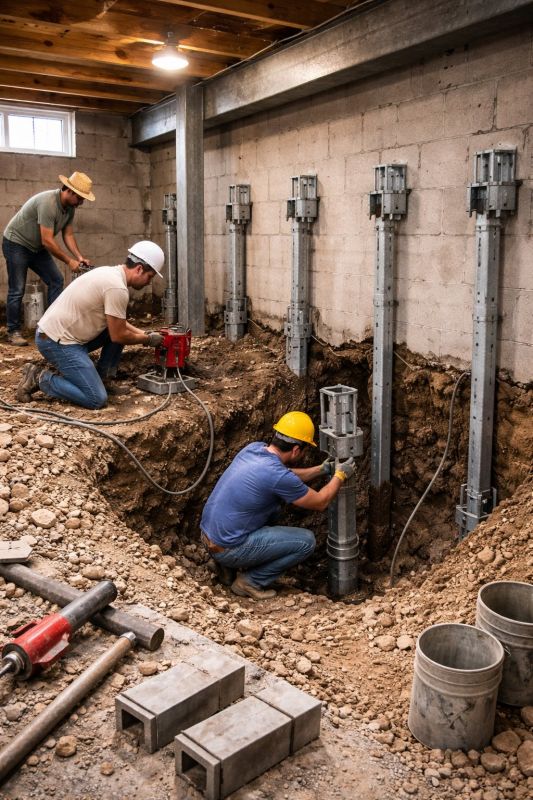 Structural Underpinning in Wrentham, MA
