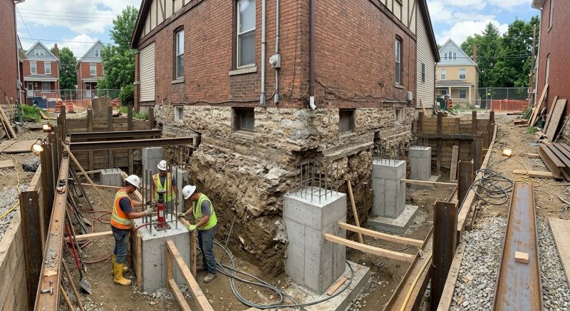 Structural Underpinning in Wrentham, MA